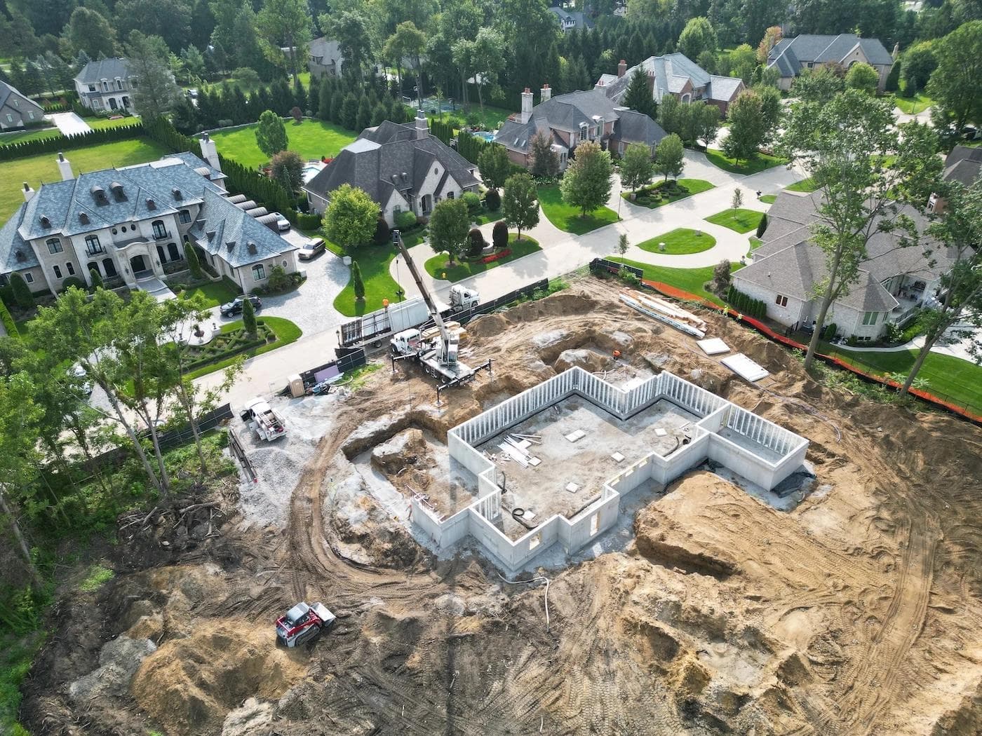 Residential construction project detail